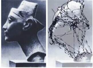 Le saccadi su Nefertiti