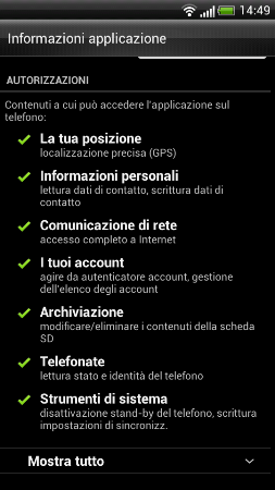 mobile bassa privacy